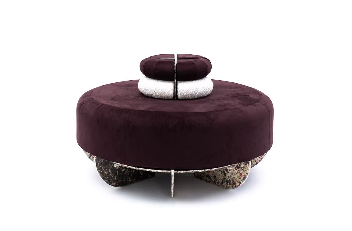 Pouf "Religieuse" - Collection Gourmandise by Marine Peyre