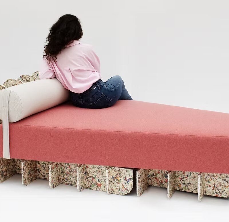 Banquette "Tarte Framboise" - Collection Gourmandise by Marine Peyre