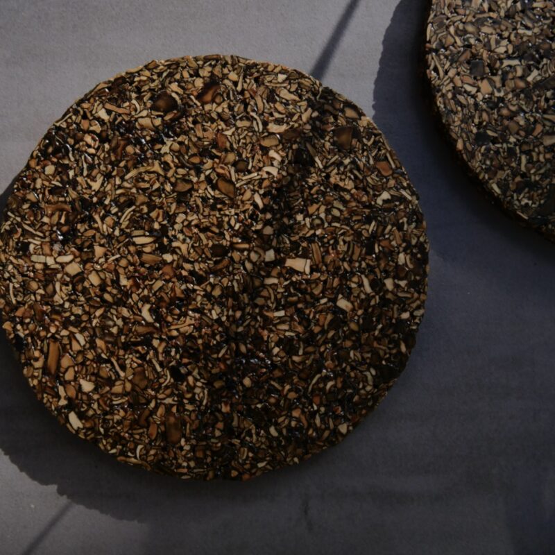 Dessous de verre en algues recyclées