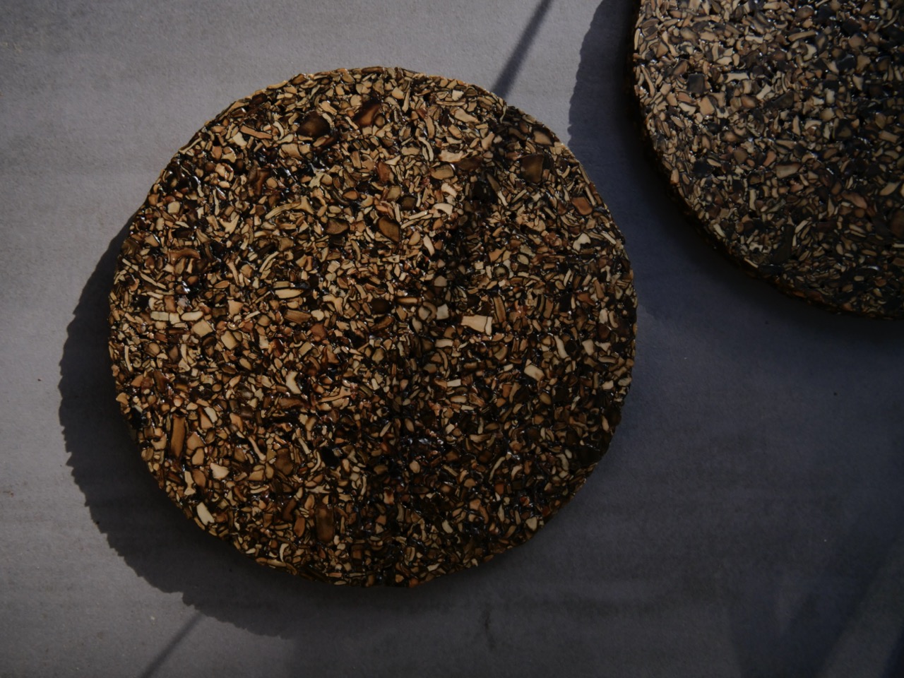 Dessous de verre en algues recyclées