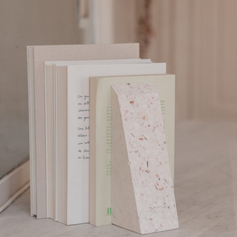 Serre-livres en coquillages revalorisés