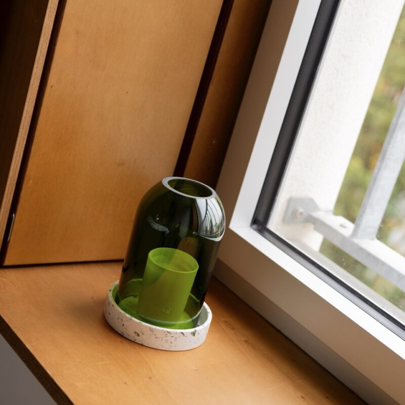 Photophore transparent recyclé M