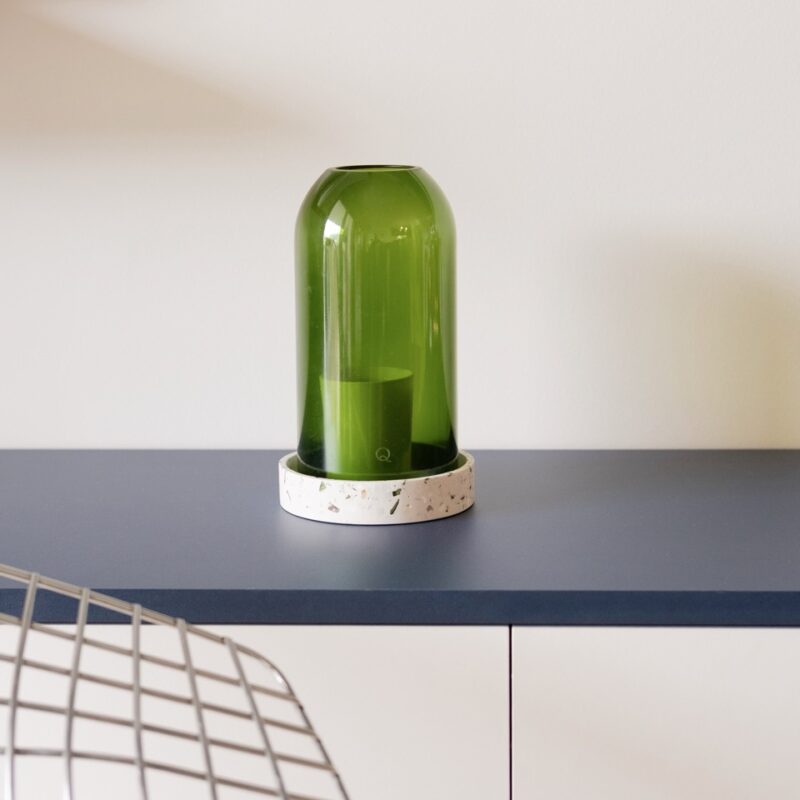 Photophore transparent recyclé L