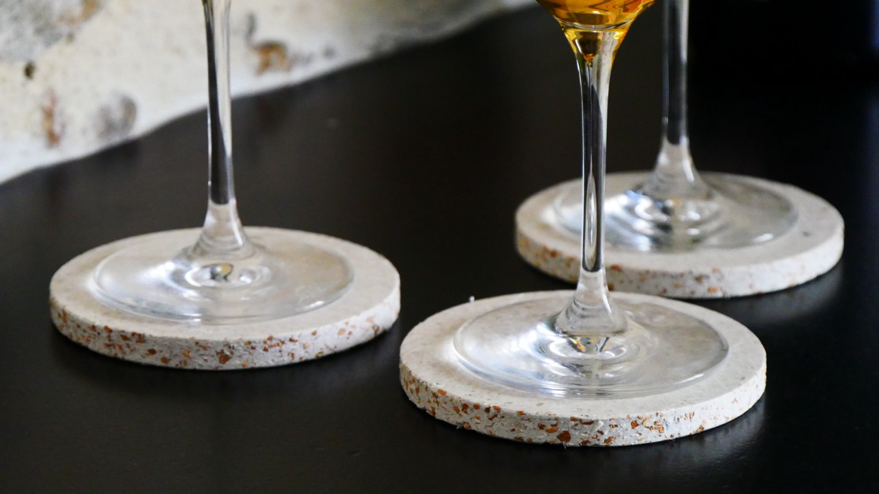 Dessous de verres en volants de badminton revalorisés – Image 2