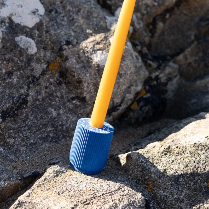 Petit bougeoir en coquillages revalorisés