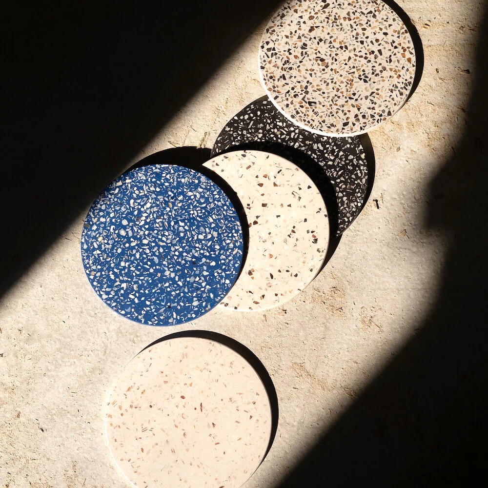 Dessous de plat en coquillages Bleu revalorisés – Image 3