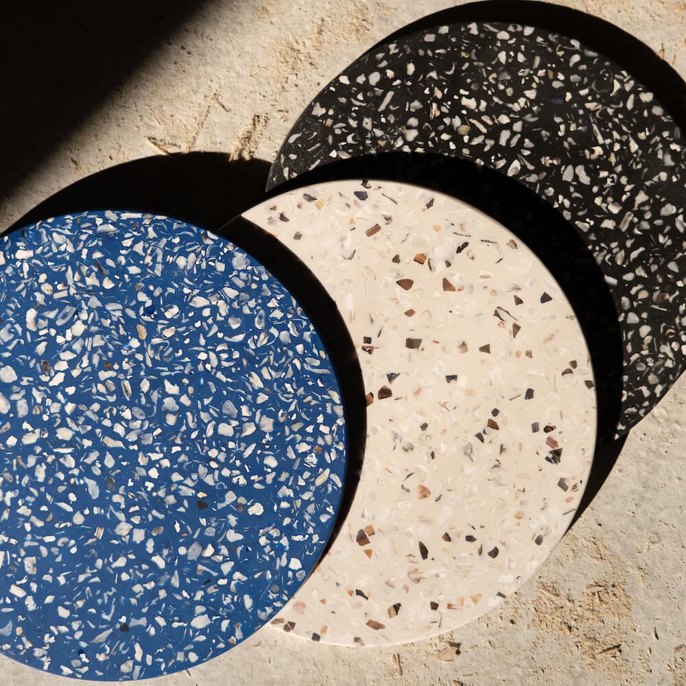 Dessous de plat en coquillages Bleu revalorisés – Image 2