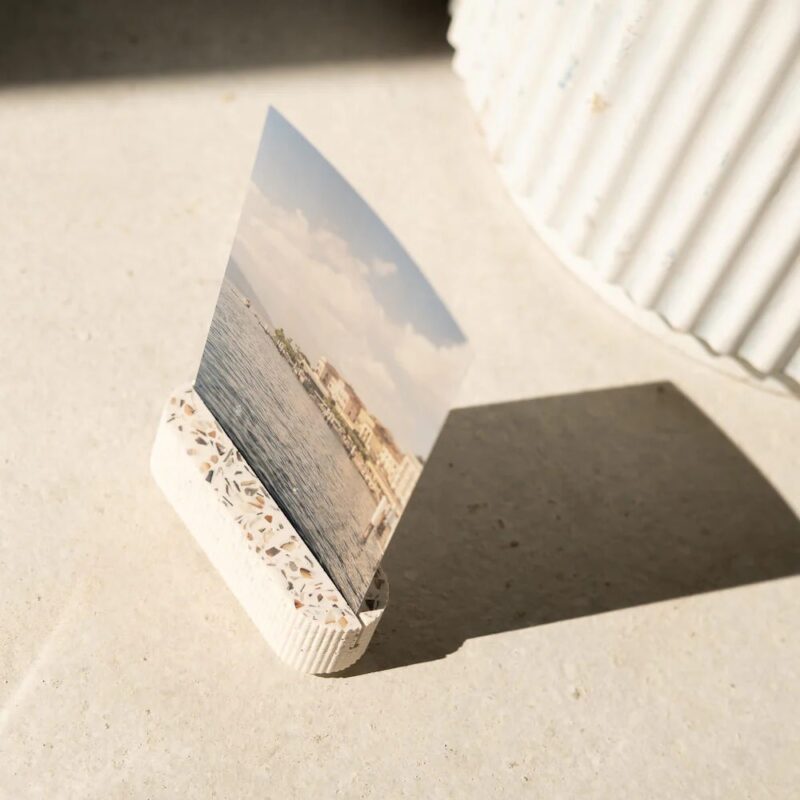 Porte-photo en coquillages revalorisés