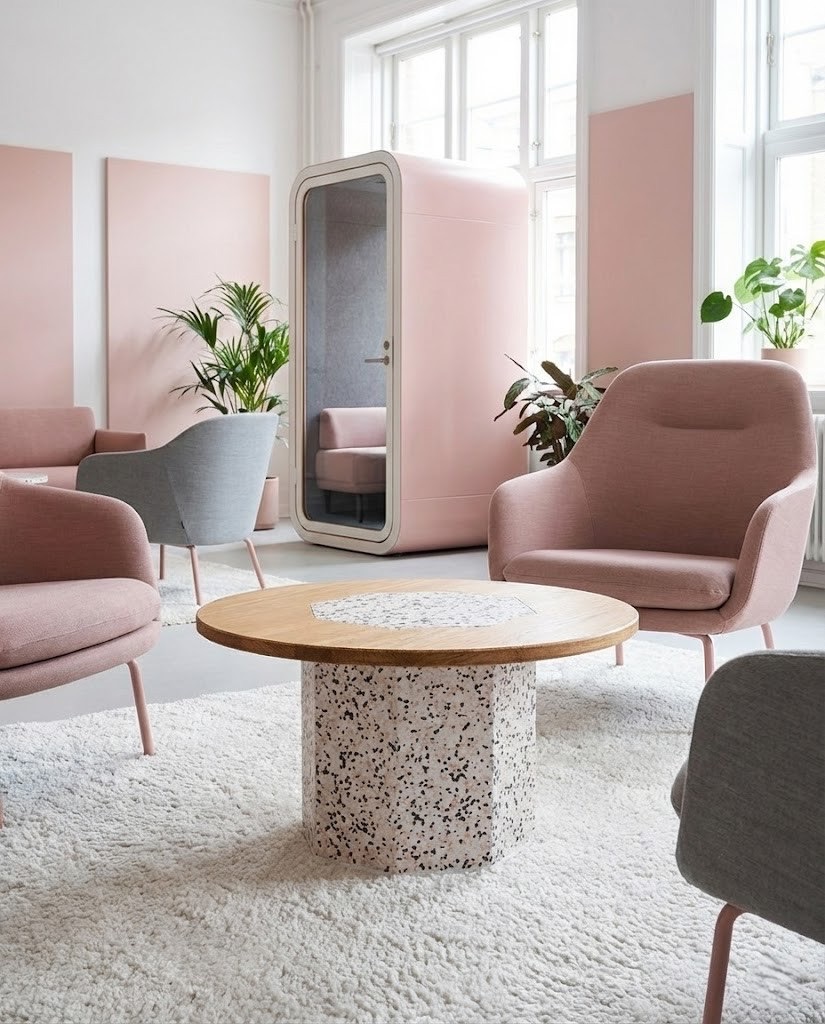 Table basse Léo bois recyclé - Terrazzo – Image 2