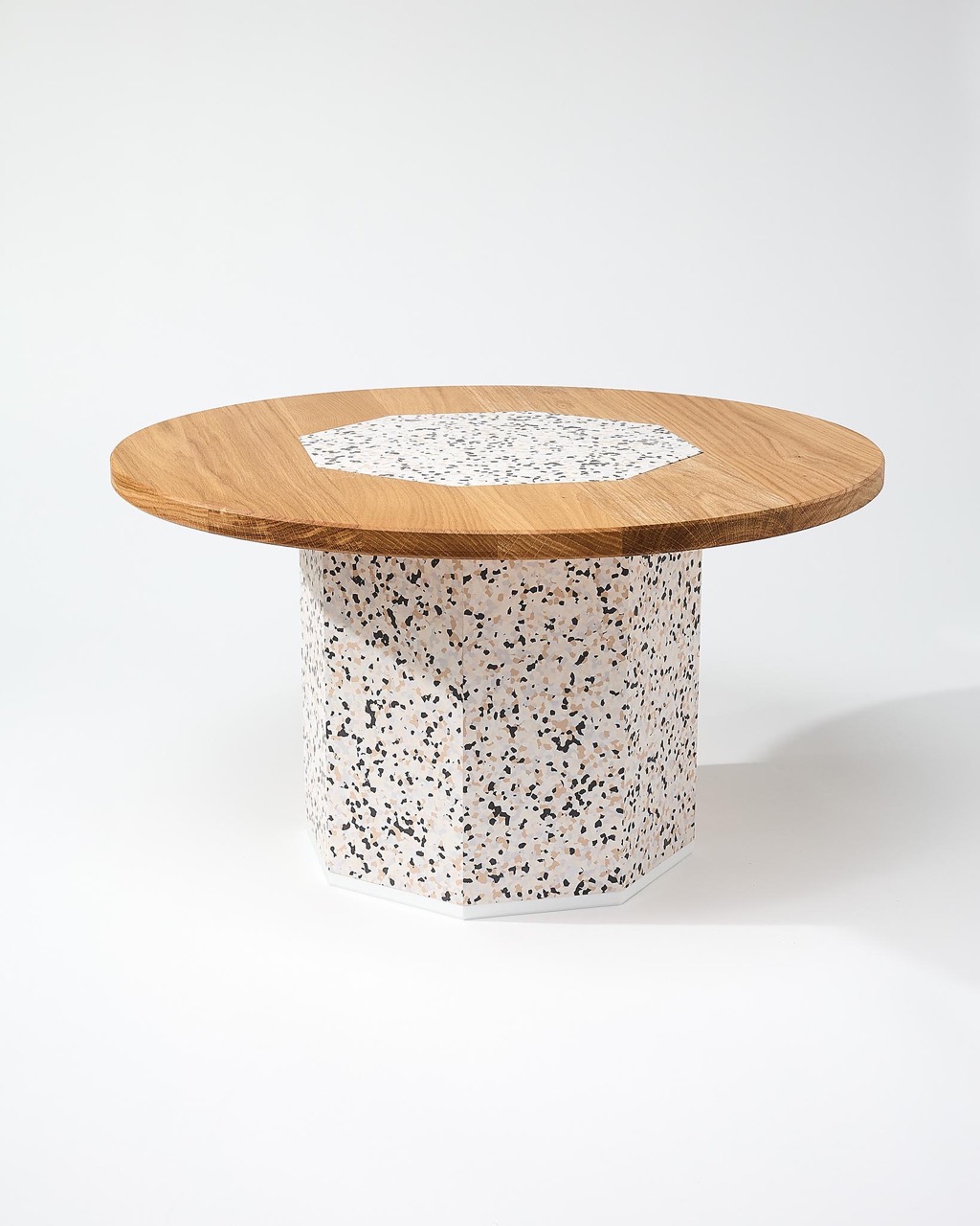 Table basse Léo bois recyclé - Terrazzo – Image 2