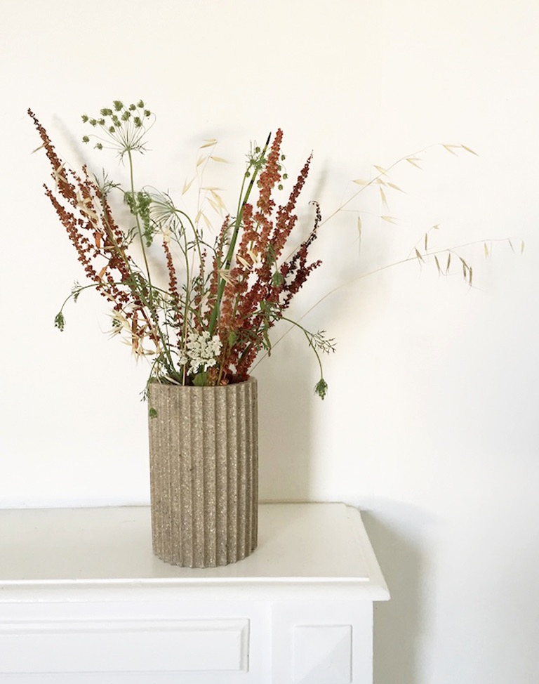 Vase Vaséo en coquillages d'huître recyclés