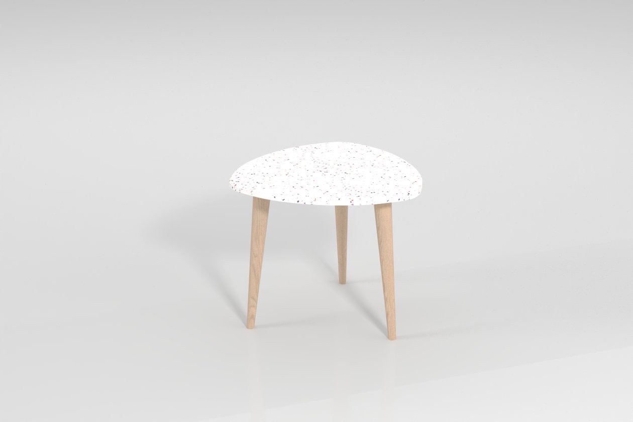 Table basse en plastique recyclé 03.20 LOMA