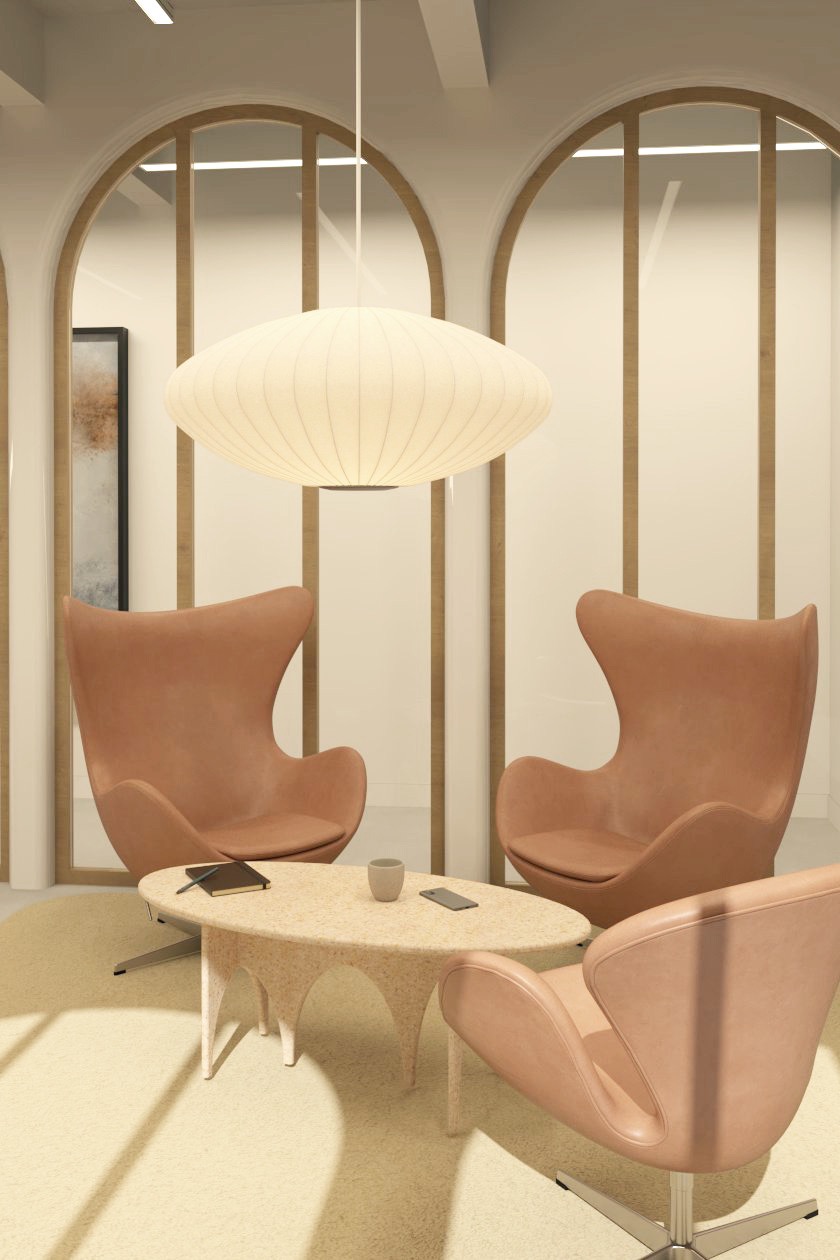 Table basse plastique recyclé - 11.10 ARCA – Image 2