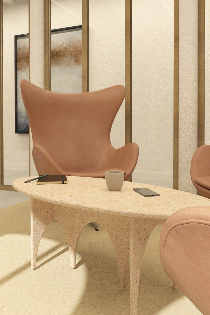 Table basse plastique recyclé - 11.10 ARCA