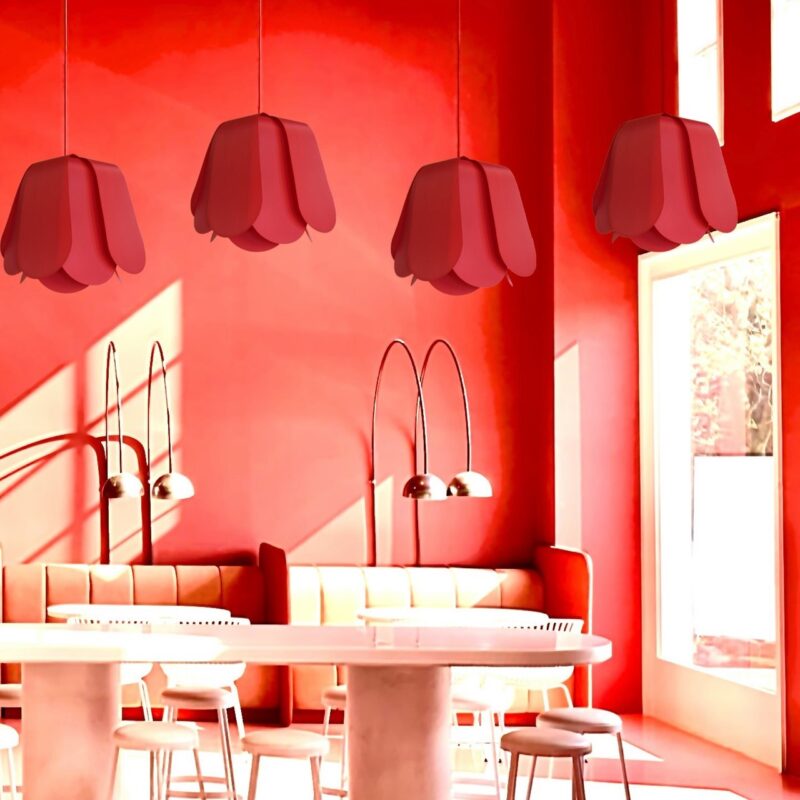 Suspension Tulipe en toile d'ULM