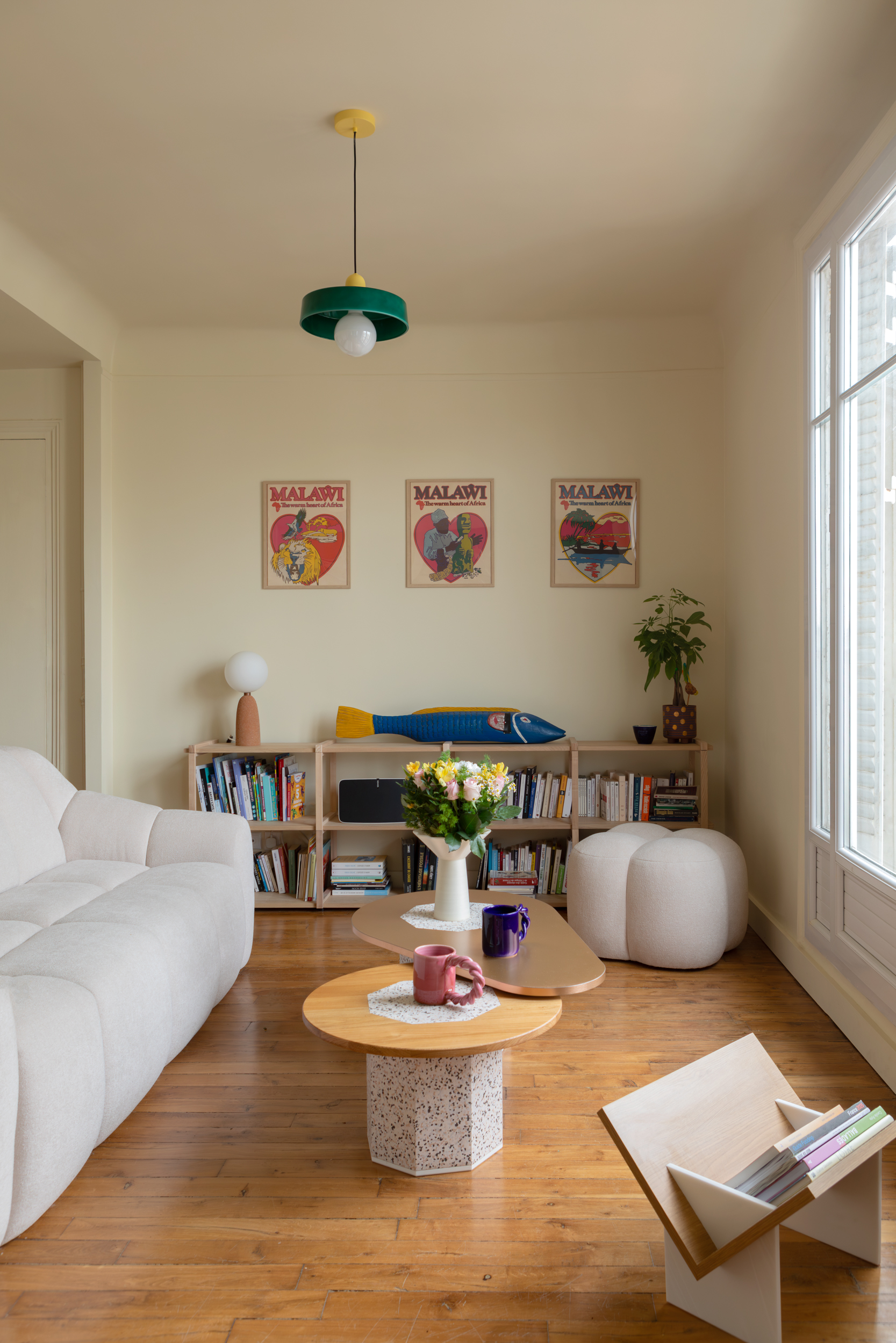 Table basse Léo bois recyclé - Terrazzo – Image 5