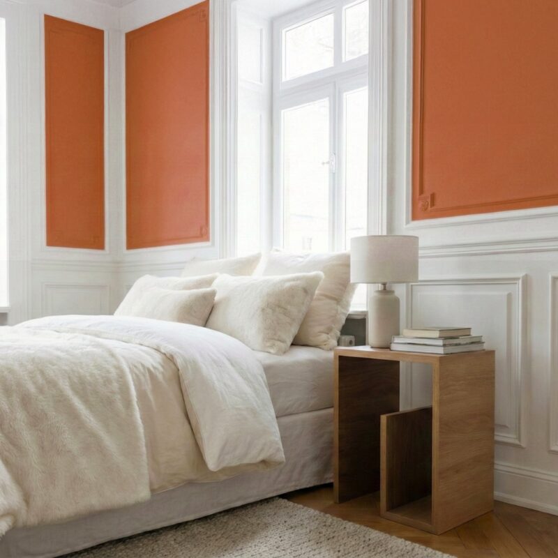 Table de chevet en bois upcyclé