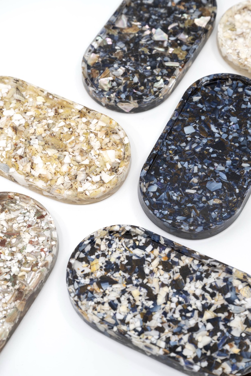 Coupelle Ovale en coquillages recyclés – Image 2