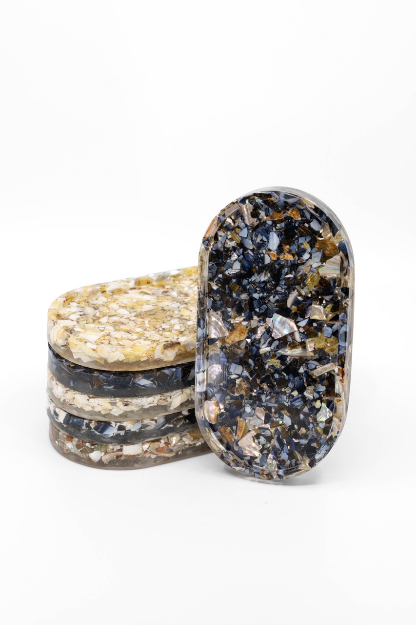 Coupelle Ovale en coquillages recyclés – Image 3